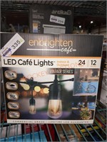 Enbrighten Cafe LED Cafe Lights, 24ft