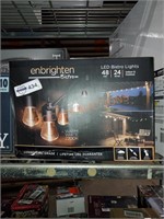 Enbrighten Bistro LED Lights 48 ft. 24 Bulbs