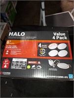 Halo 6" LED Slim Canless Downlight (4-pack)