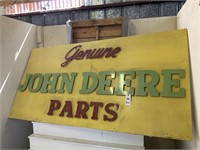 Homemade Genuine John Deere Parts Sign