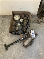 2 Old Air Pumps, Battery Tester