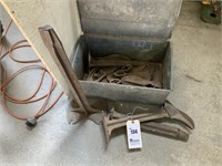 Antique Cobbler Stand with Shoe Forms (Shoe Last)