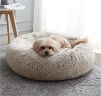Calming Dog Bed & Cat Bed, Anti-Anxiety Donut Dog