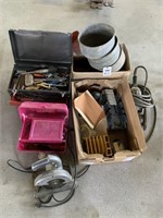 Tool Box with Tools, Funnels & Misc. Tools
