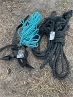 Group: Climbing Harness & (2) Heavy Ropes