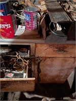 Group: Metal Cabinet & Contents