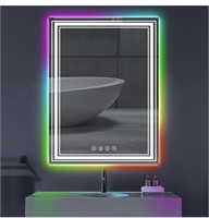 New MOSILA 24X36 inch RGB LED Bathroom