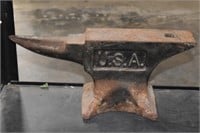 Heavy Vintage Iron USA Blacksmith Anvil