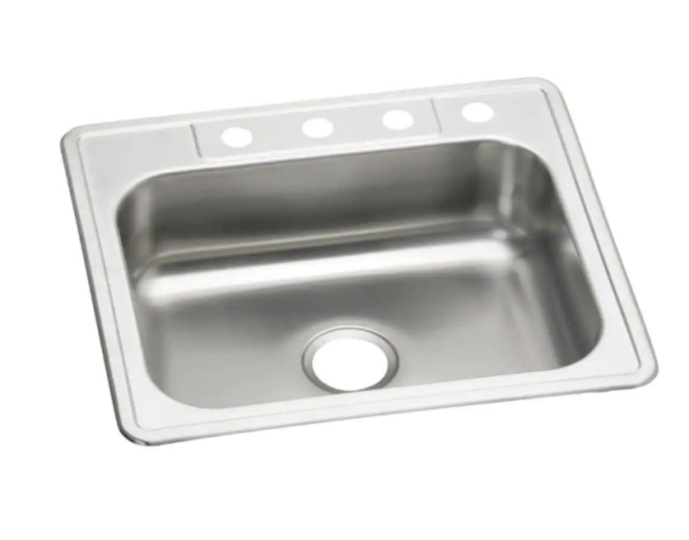 25 in.x22in. Drop in Stainless Steel Kitchen Sink
