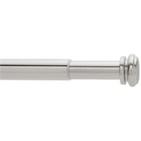 HDC 36 in. - 72 in. Brushed Nickel Curtain Rod