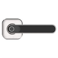 Electronic Lever Door Lock w/ Fingerprint Deadbolt