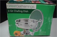 New 3qt. Stainless Steel Chafing Dish