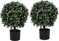 Weitaisi 20” Artificial Five-Eared Flowe 2 Pack