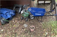 Yard Supplies; Kobalt Wheelbarrow