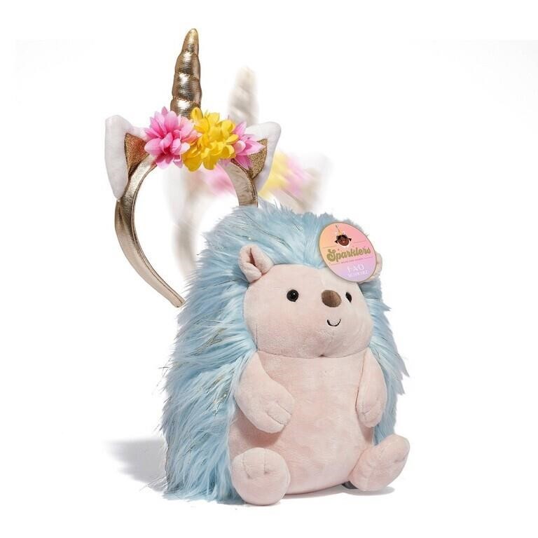 Hedgehog with Removable Fantasy Headband Toy Plush