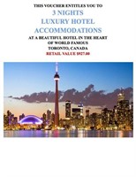 Toronto Canada 4 Days & 3 Nights Vacation Package