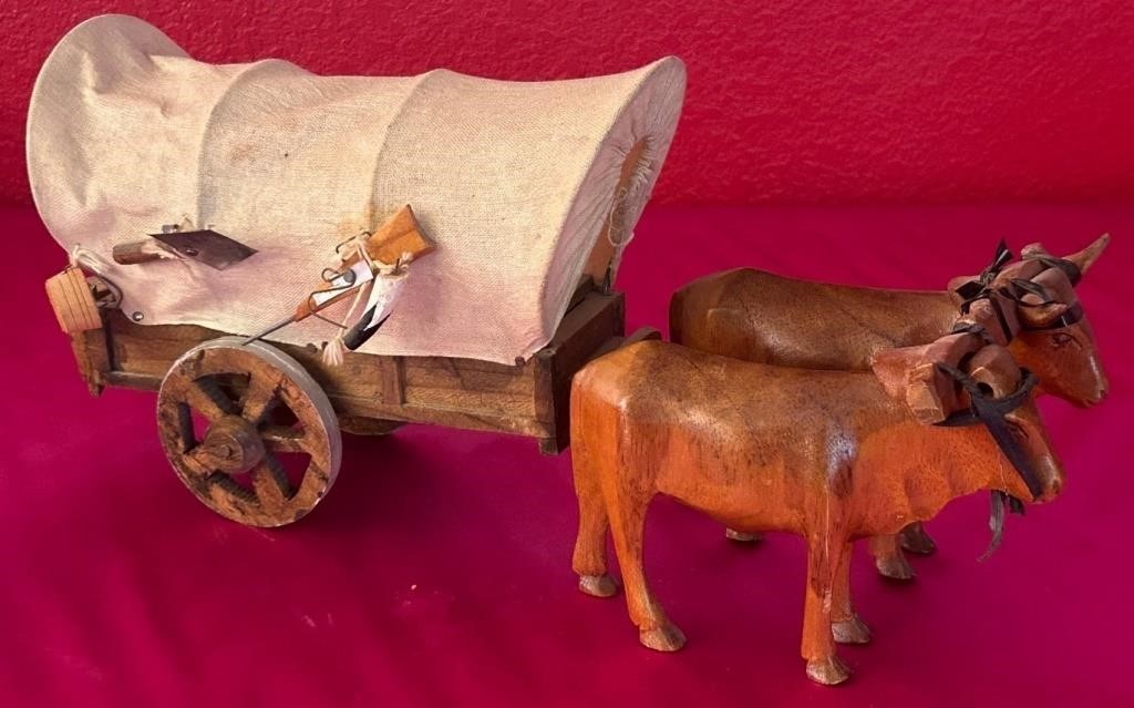 Q - COVERED WAGON DECOR FIGURE (L109)