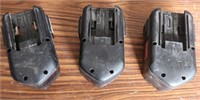 Q - LOT OF 3 POWER TOOL BATTERIES (T41)