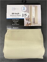 MainStays 84in Blackout Panel, (1), Beige, New