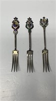 3 Sterling Silver Forks