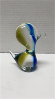 Vintage 1960's Chalet Glass Duck 5.5" High