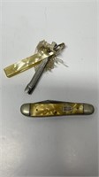 Vintage Jack Knife & Pipe Cleaner 1930's