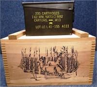 The Classic by Evans Wooden Crate & Ammo Can