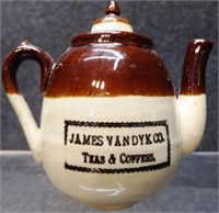 James Vandyk Teas & Coffees Stoneware Mini Teapot
