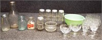 Hoosier Jars, Jadeite, Bottles, Stemware & More