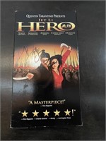Hero VHS with Jet Li Authentic Autograph