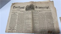Portland Transcript News Paper June 28, 1873