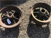 F&H front wheels for JD GP