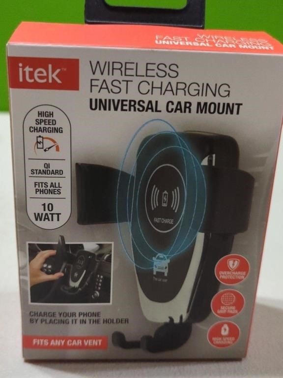 New Wireless Fast Charging Universal Car Mount