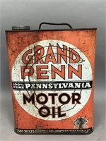 Grand Penn 2 US Gallon Motor Oil Can