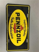 Pennzoil License Plate