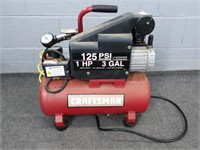 Craftsman 125 Psi Air Compressor Powers Up