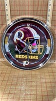 Redskin wall clock