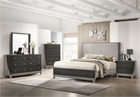 Santa Cruz Charcoal King Bedroom Set of 5