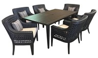 Monterey Outdoor Dining Table Set Of 7 (KIT)