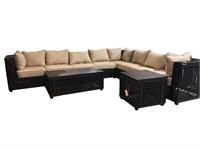 Monterey Ultimate Outdoor Sectional Set of 8 (KIT)