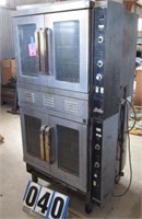 vulcan double stack natural gas convection oven