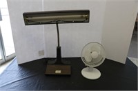 Desk lamp & Desk Fan