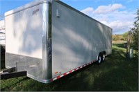 2010 Bravo 24ft. Enclosed Trailer, Tandem Axle