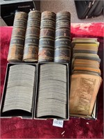 Large lot of Stereoview Photo Cards Antique