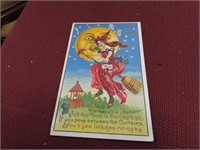 Antique early 1910's Halloween Postcard.