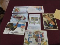 (7)Antique early 1910's Thanksgiving day
