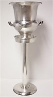 Vintage Silver Plate Ice Bucket & Stand