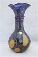 Czech Art Glass Vase by Egermann