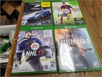 4 XBOX ONE Games