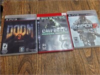 PS3 Games #Doom 3 Call of Duty 4 Sniper 2
